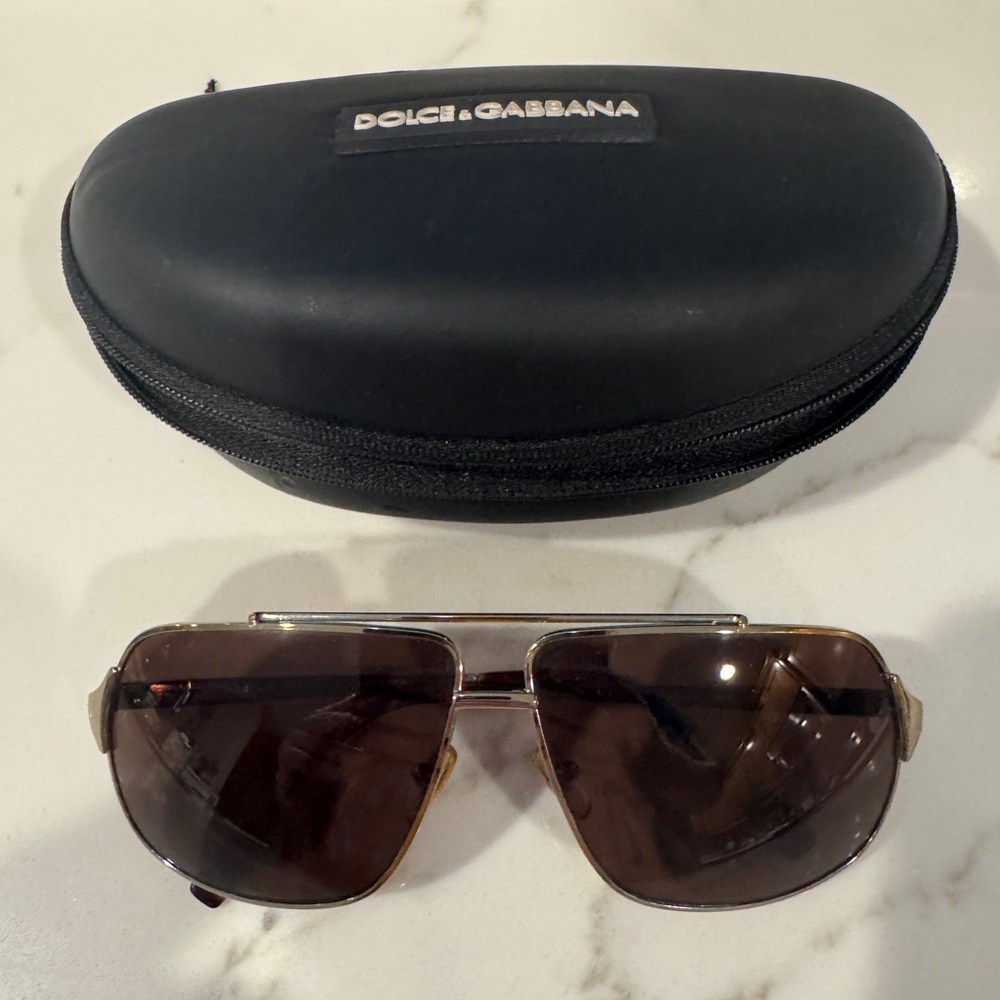 Dolce & Gabbana Black Sunglasses with case
